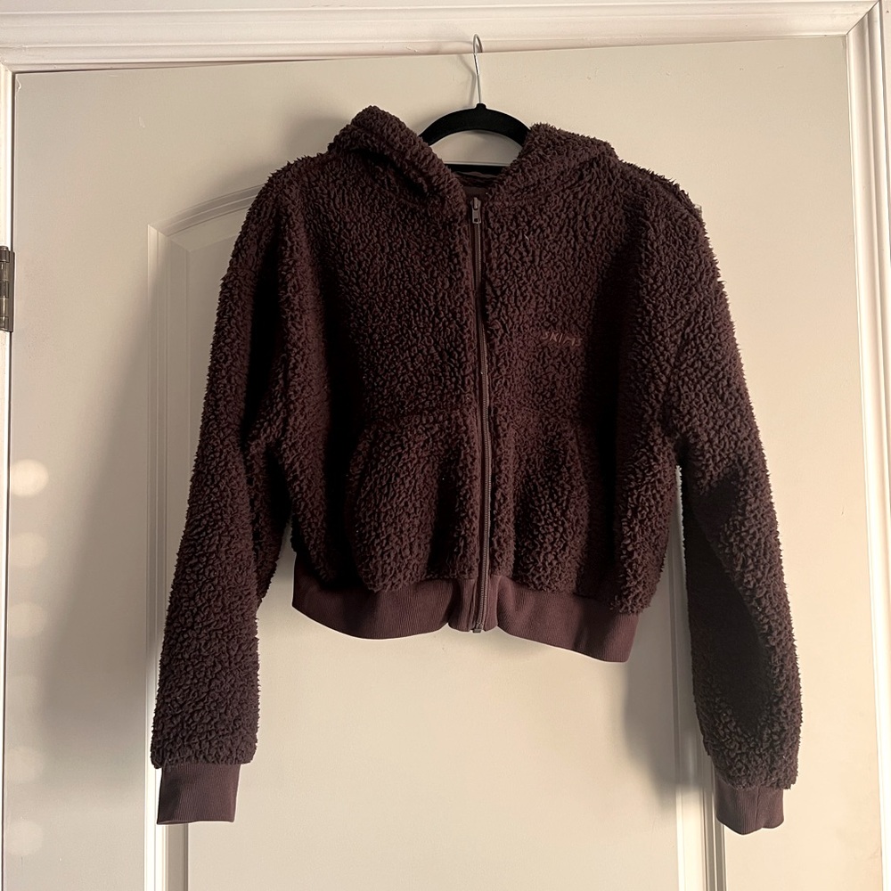 SKIMS Teddy Zip Up Hoodie